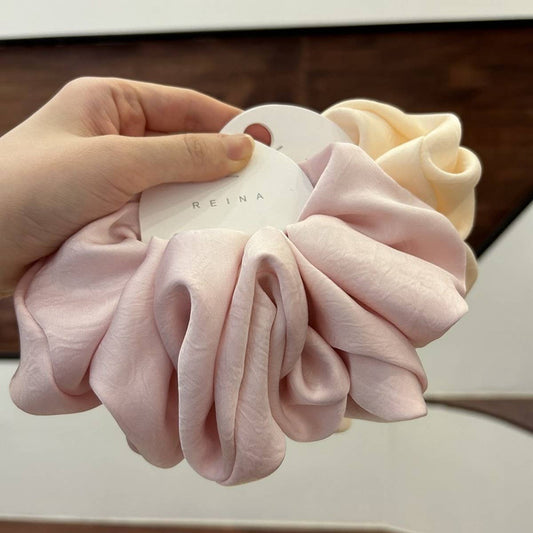 ELEGANT CREAM HAIR SCRUNCHES_CWAHA1720