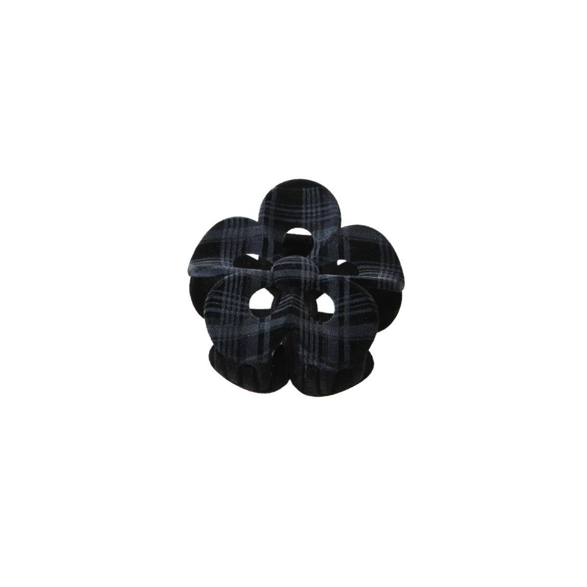 CWAHA07457_VELVET PETAL FLOWER CLAW CLIP FOR HAIR UPDOS