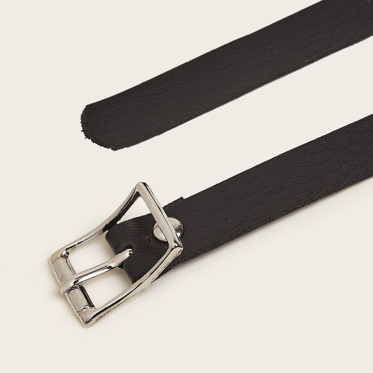 CWABE0978_PUNK STYLE BIB SHIRT SUSPENDERS WAIST BELT