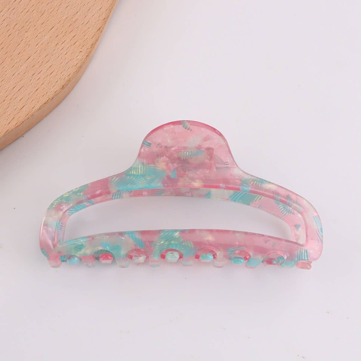 CWAHA1414_MULTICOLOR LARGE HAIR CLAW CLIP