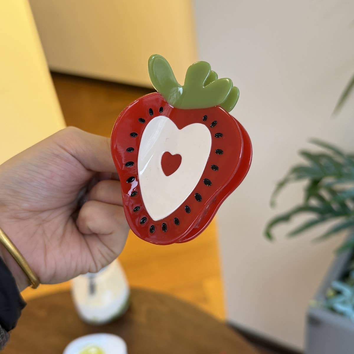 CWAHA4515_SIMPLE CARTOON FRUIT HAIR CLIP