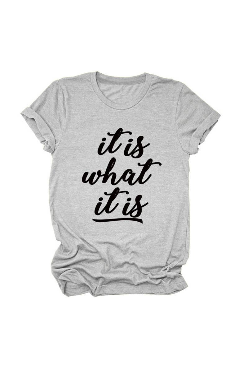 CWTTS1556_SUMMER LETTER CASUAL SHORT-SLEEVED T-SHIRT