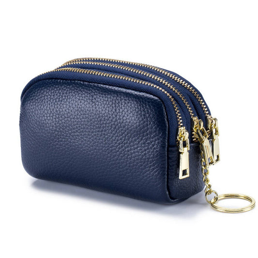 MULTIFUNCTIONAL HEADER COWHIDE MINI COIN PURSE_CWAB3893