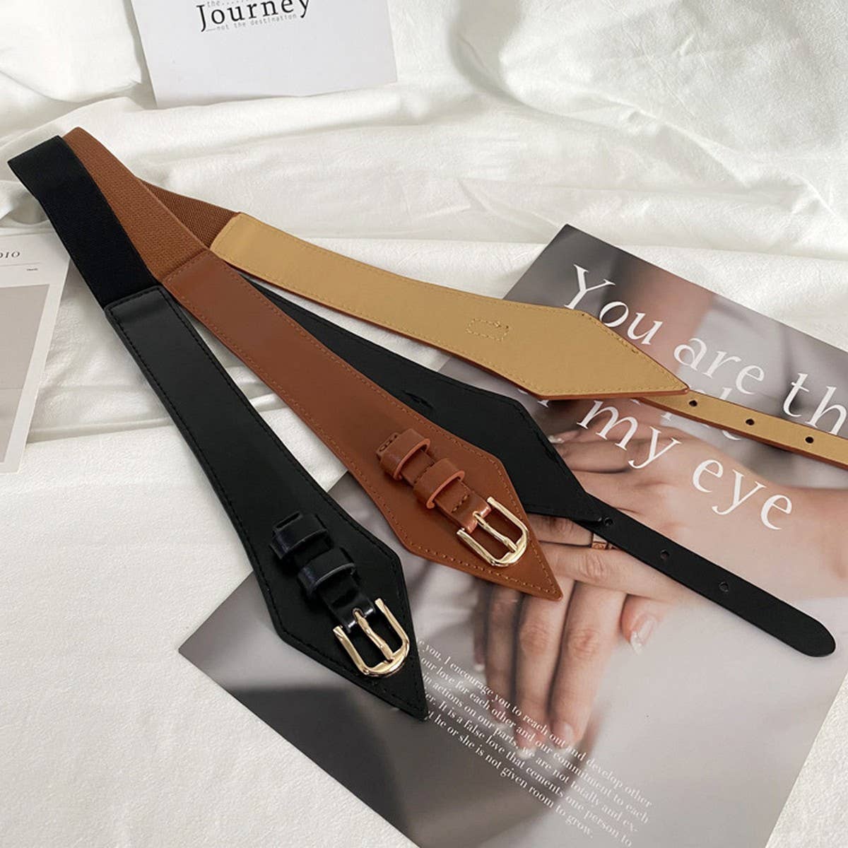 HIGHLY ELASTIC WIDE-BRIMMED FASHIONABLE BELT_CWABE0650