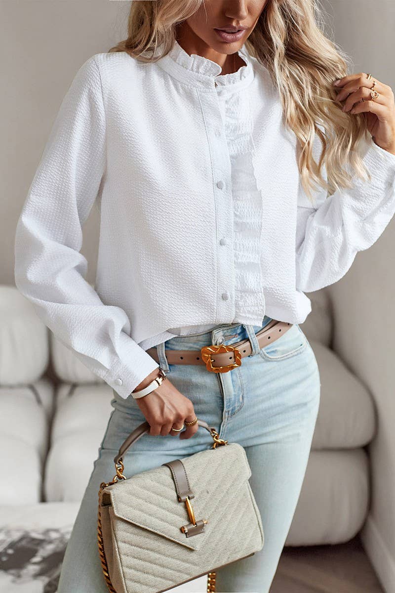 CWTBLL0789_STRIPED LONG SLEEVED BLOUSE