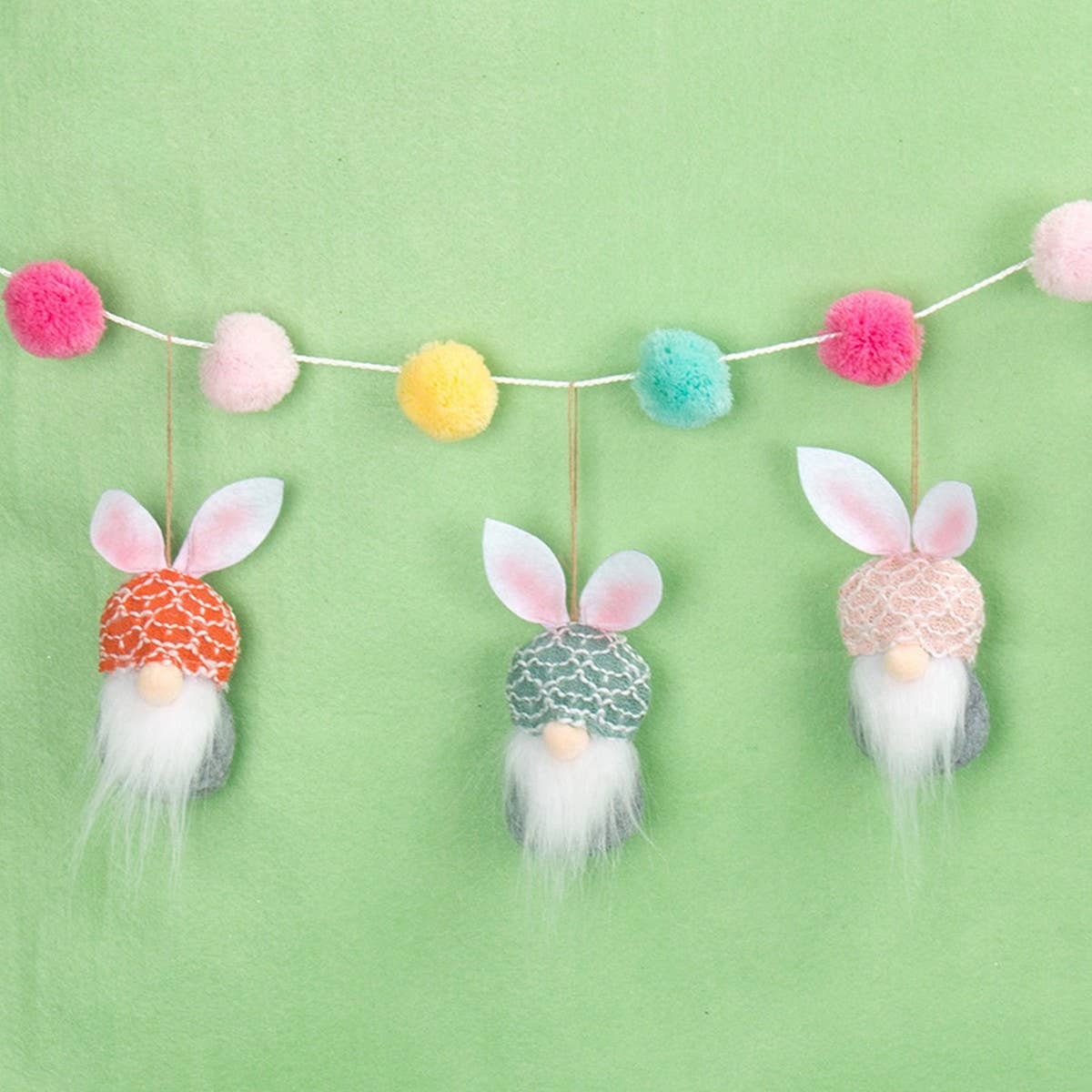 EASTER GNOME RUDOLPH PENDANT BUNNY ORNAMENT