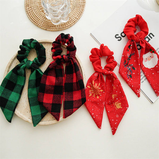 CHRISTMAS HAIRBAND CLOTH RING HAIR ACCESSORIES
