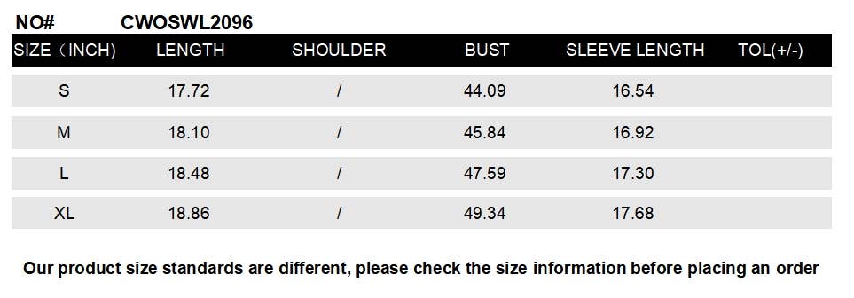 CWOSWL2096_Round Neck Long Sleeve Casual Top Sweater