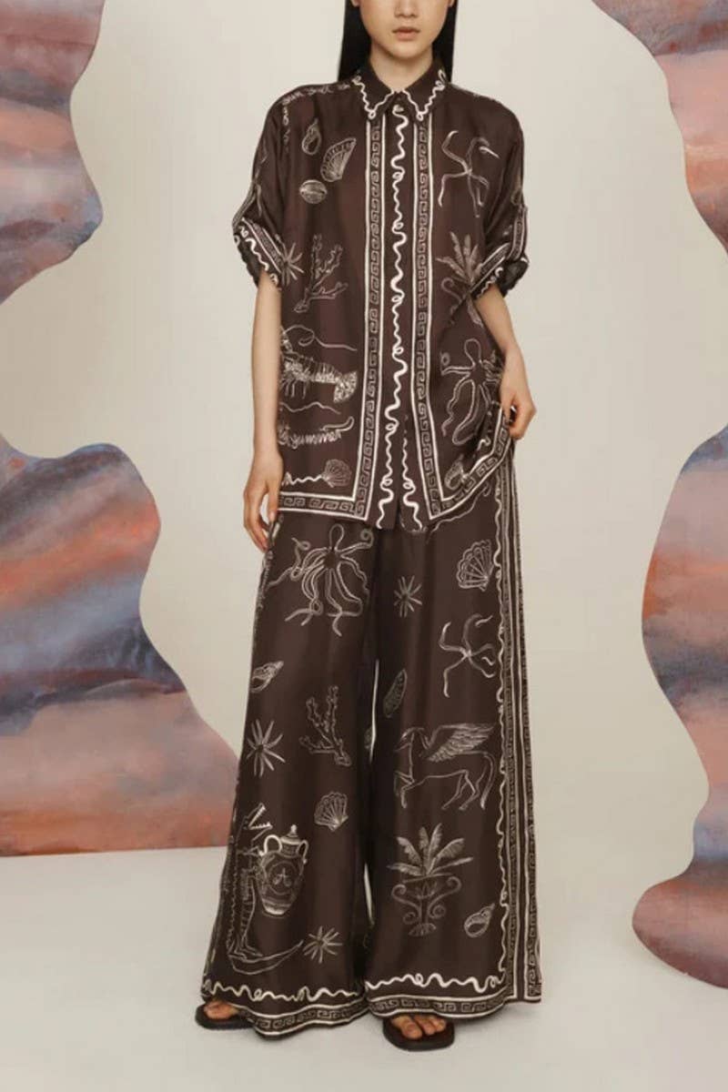 CWSS1234_FASHION HOLIDAY LOOSE CASUAL TWO-PIECE SUIT