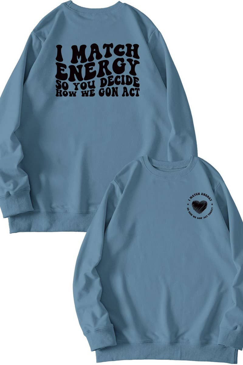 CWTSTL0491_WOMEN LETTER PRINTING LONG SLEEVE SWEATSHIRT