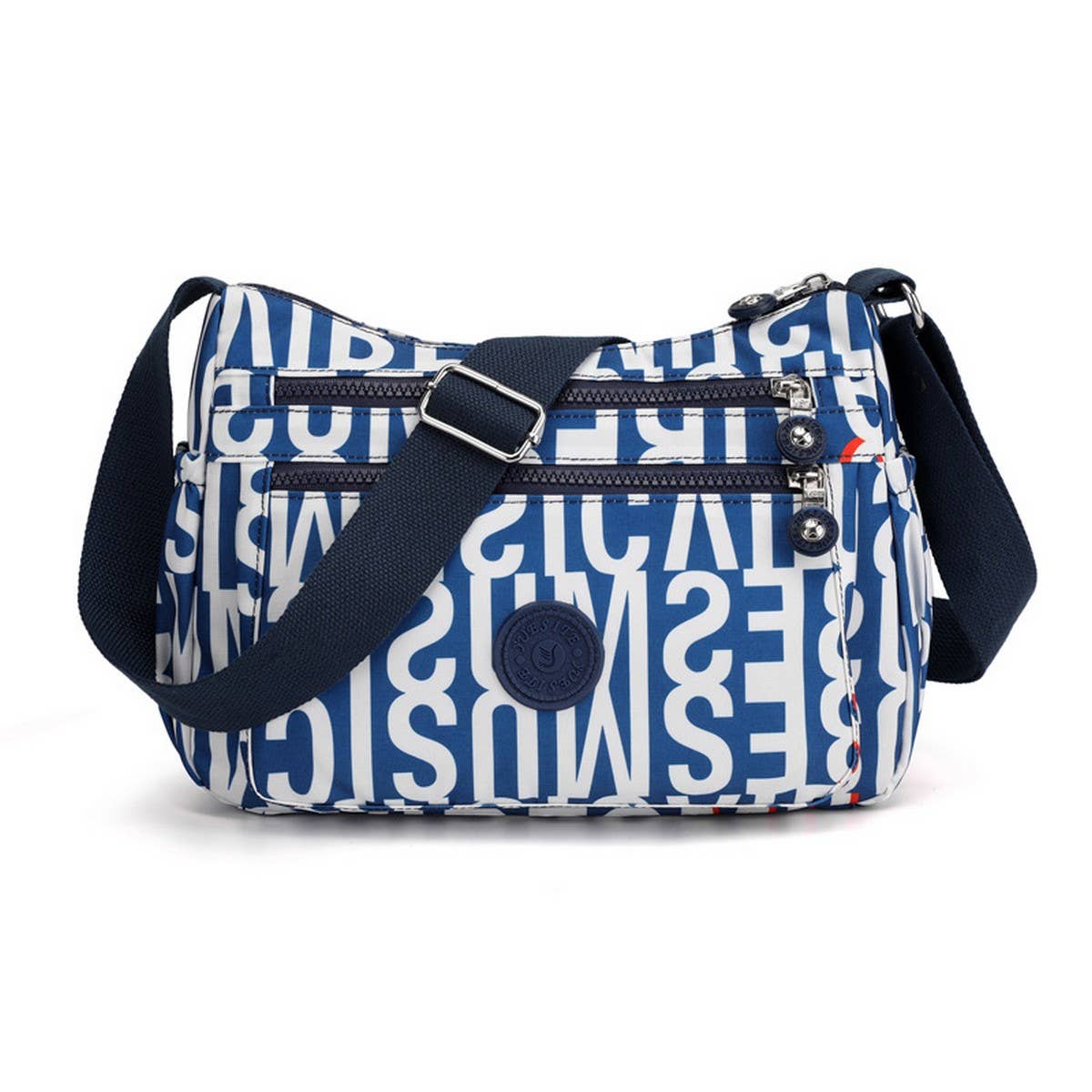 SIMPLE AND ELEGANT NYLON CROSSBODY SHOULDER BAG