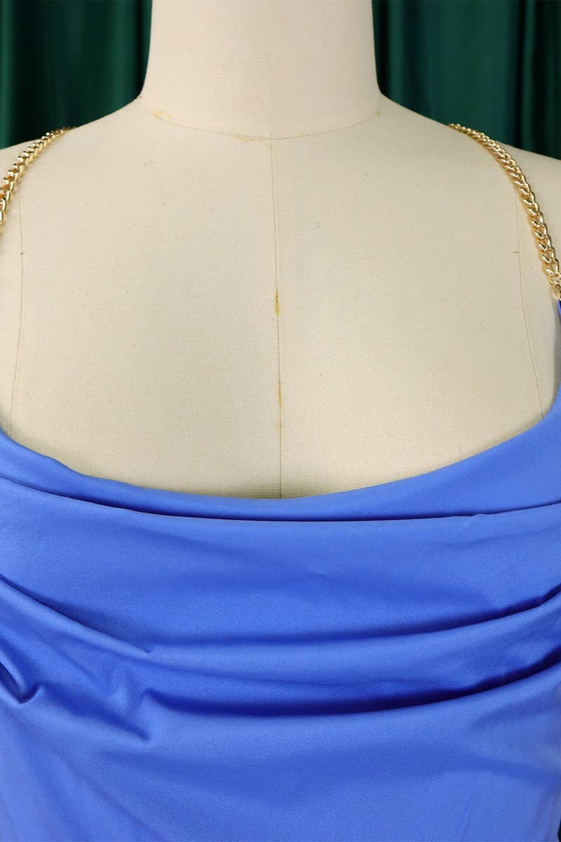 CWDMD01261_2025 SUMMER WOMEN HALTER CHAIN BACKLESS JUMPSUIT