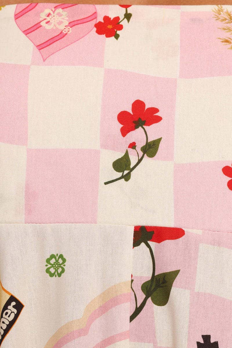 CWDMD5985_FLORAL PRINT SPAGHETTI STRAP MAXI DRESS