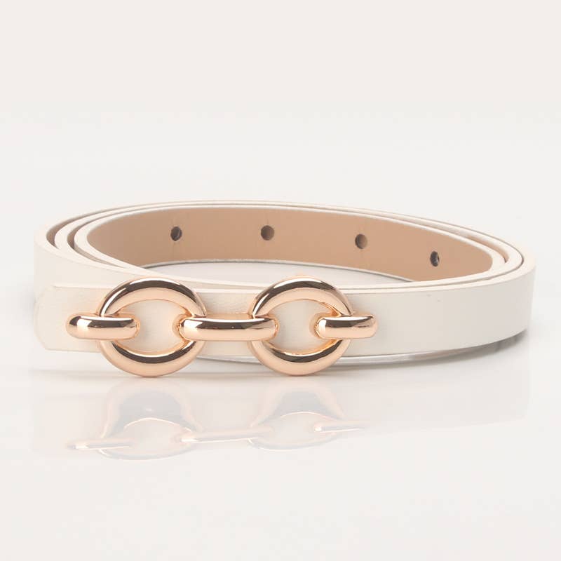 Alloy buckle versatile dress west decorative belt