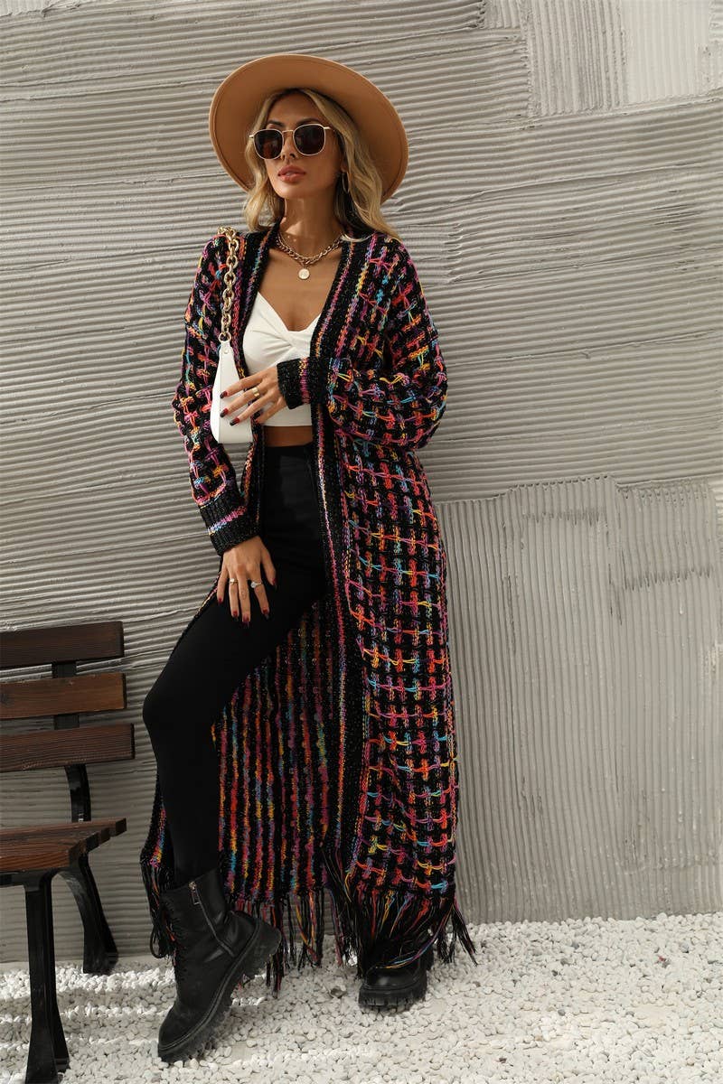 CWOCAL0506_Long Sleeve Casual Open Front Cardigan Sweater