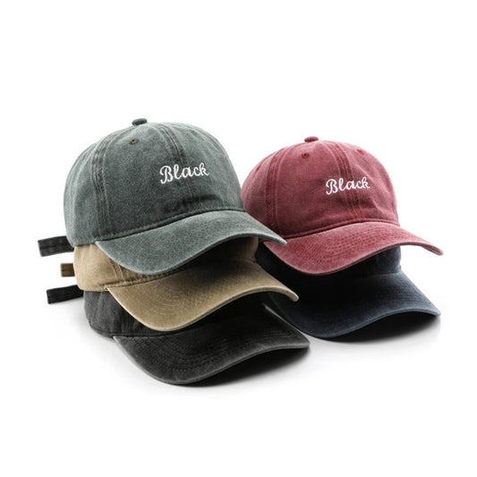 Washed Embroidered Baseball Cap for Outdoor CWAH1290