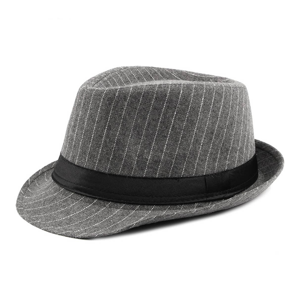 NEW AUTUMN AND WINTER STRIPED JAZZ HAT_CWAH1913