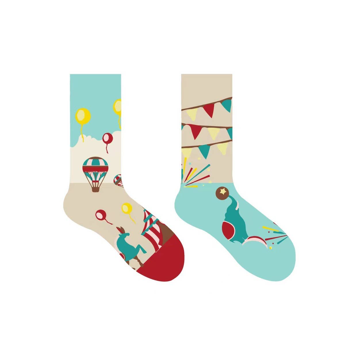 CASUAL ALL-MATCH MID-CALF SOCKS_CWMS1010