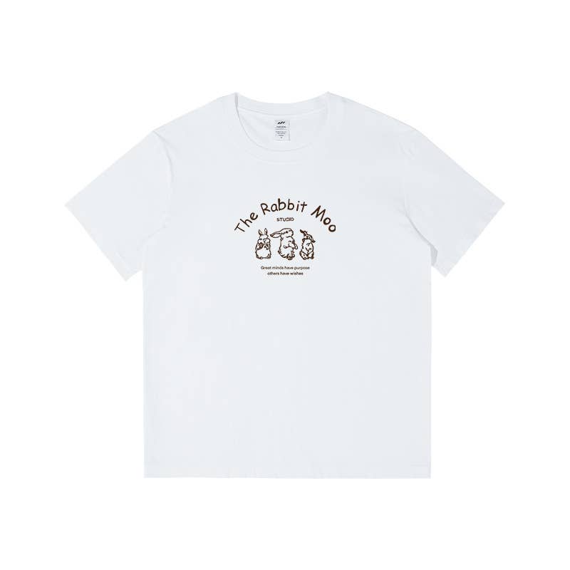 CWTTS0938_ALPHABET ANIMAL PRINT ROUND NECK CASUAL T SHIRT