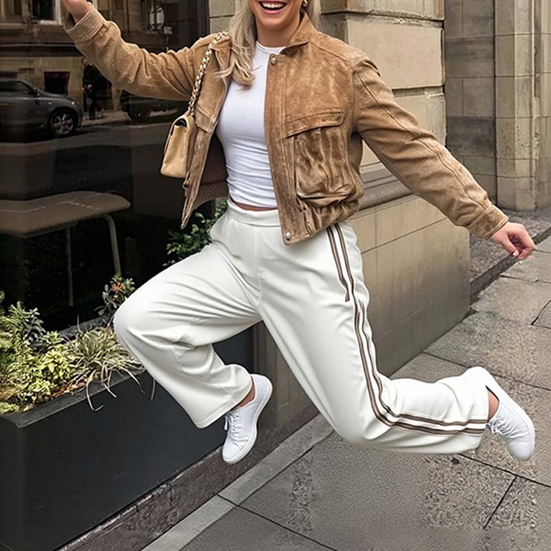 Casual loose pocket short coat