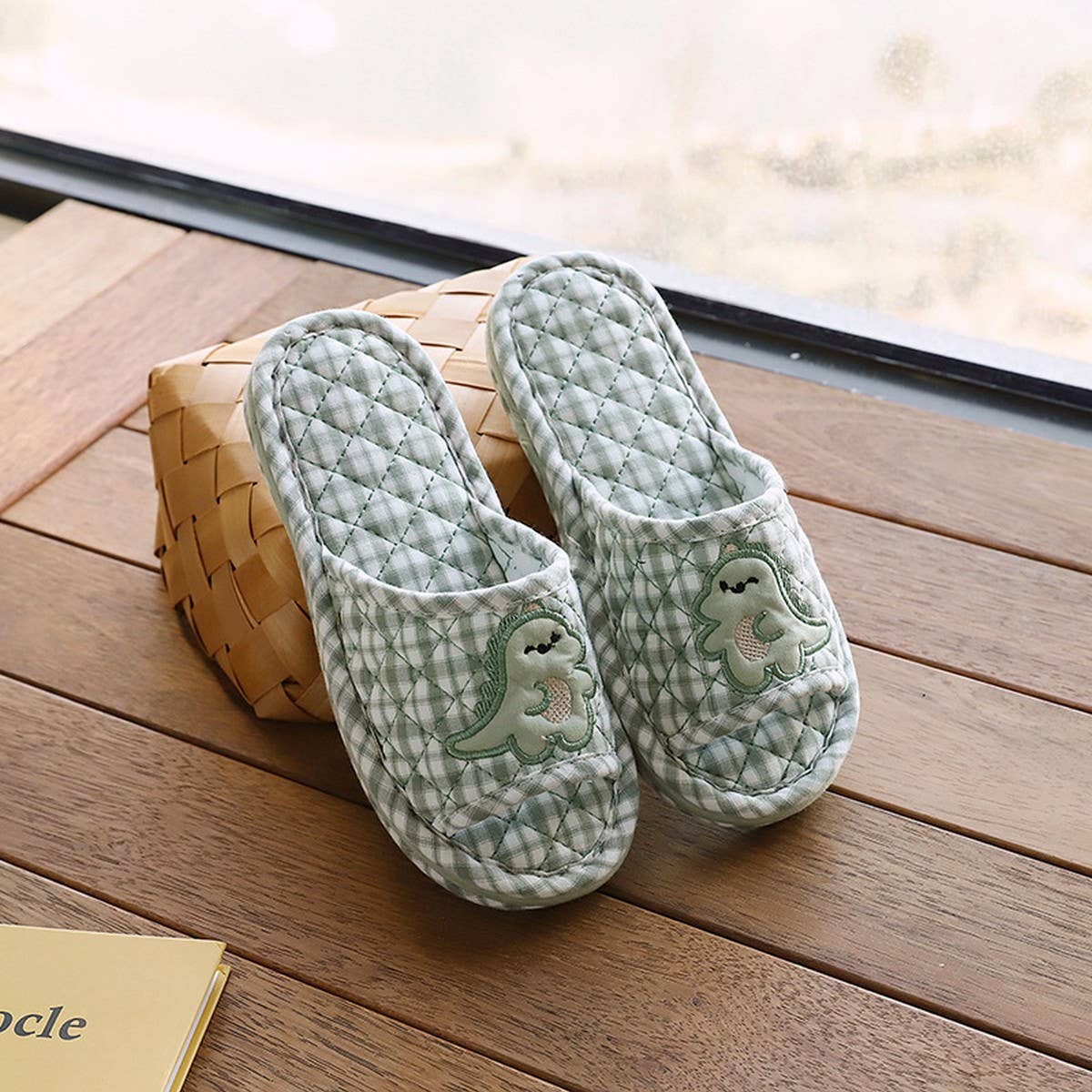 Thick Cotton Couple Slippers with Non-Slip Sole
