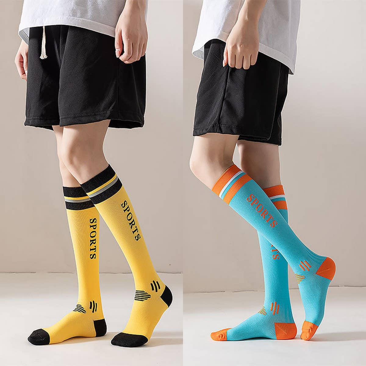 WOMEN'S OUTDOOR SPORTS LONG COMPRESSION SOCKS