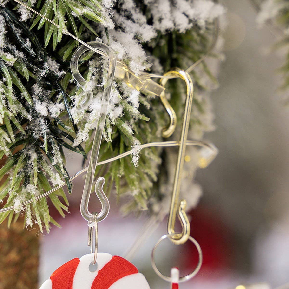 CWMM10179_GOLD AND CLEAR S HOOKS FOR CHRISTMAS TREE ORNAMENT