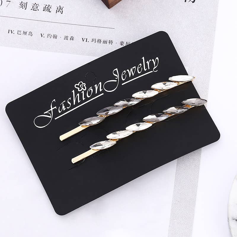 ONE WORD CLIP SWEET GLASS HAIR ACCESSORIES