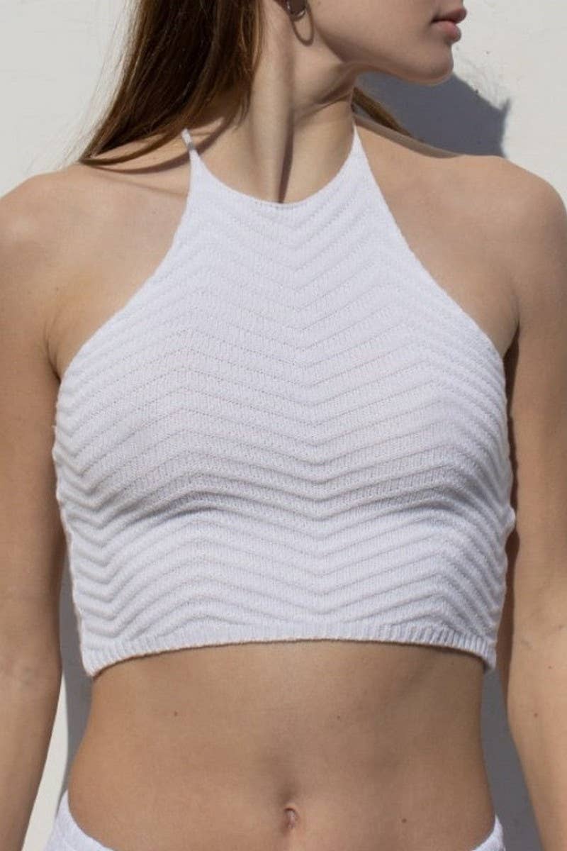 CWTTSL0366_SEXY HOT BACKLESS SUSPENDER BRA KNIT TOP