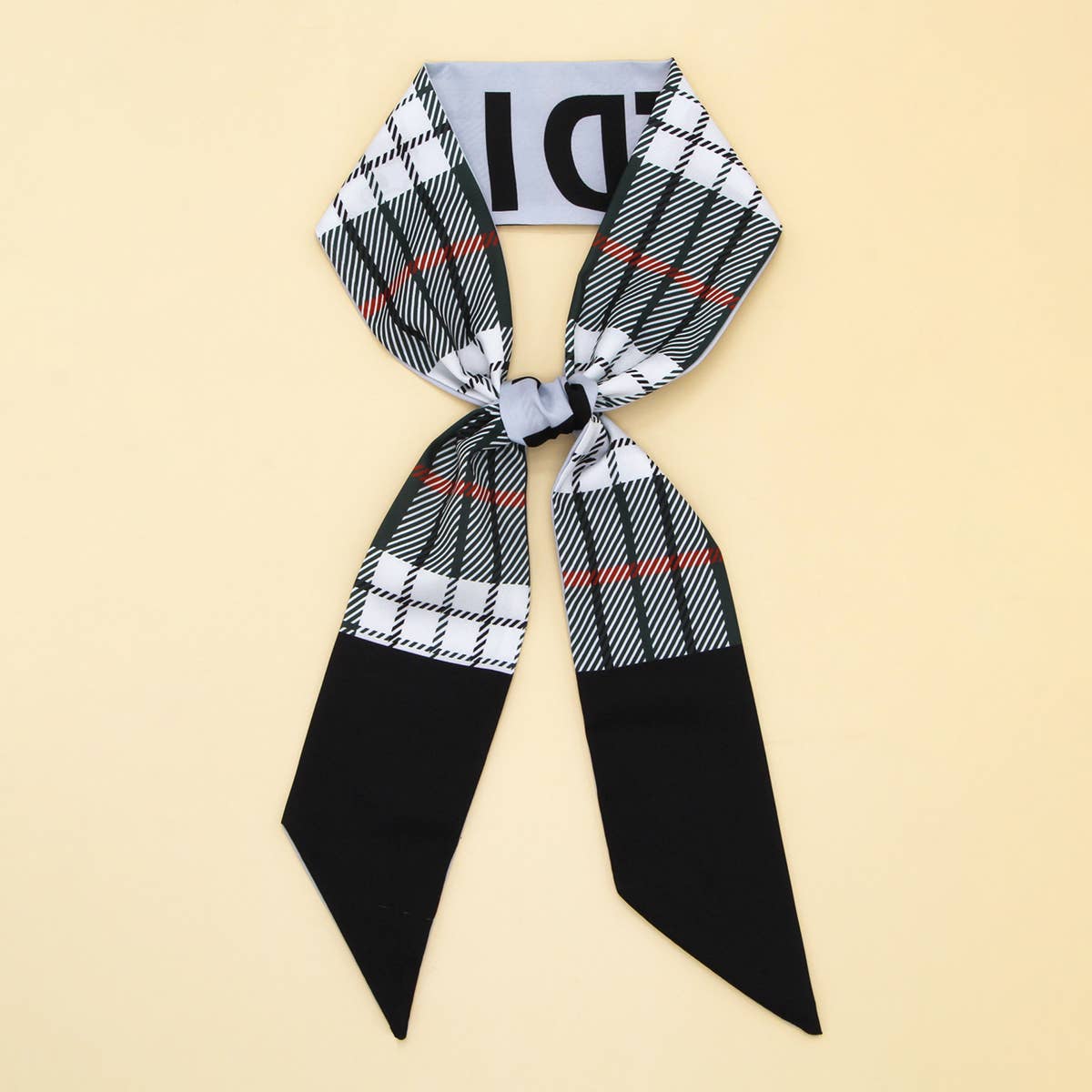 Long Versatile Silk Scarf - Bow Tie Headband