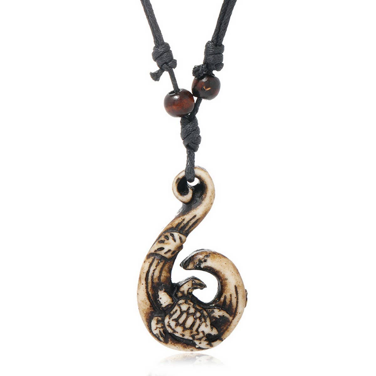 CREATIVE RETRO RESIN MEN'S LONG NECKLACE