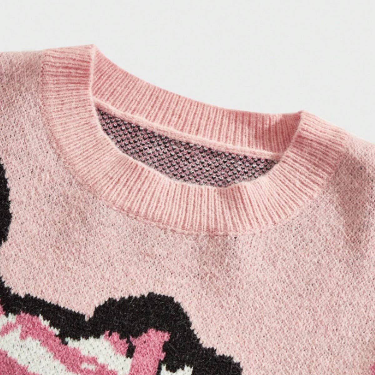 Crew-neck pullover long-sleeved Halloween sweater