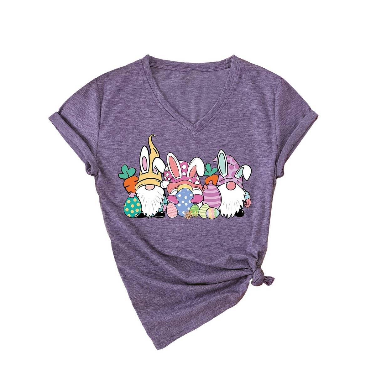 EASTER CUTE DWARF FASHION PRINT SHORT SLEEVE TEES_CWTTS0786