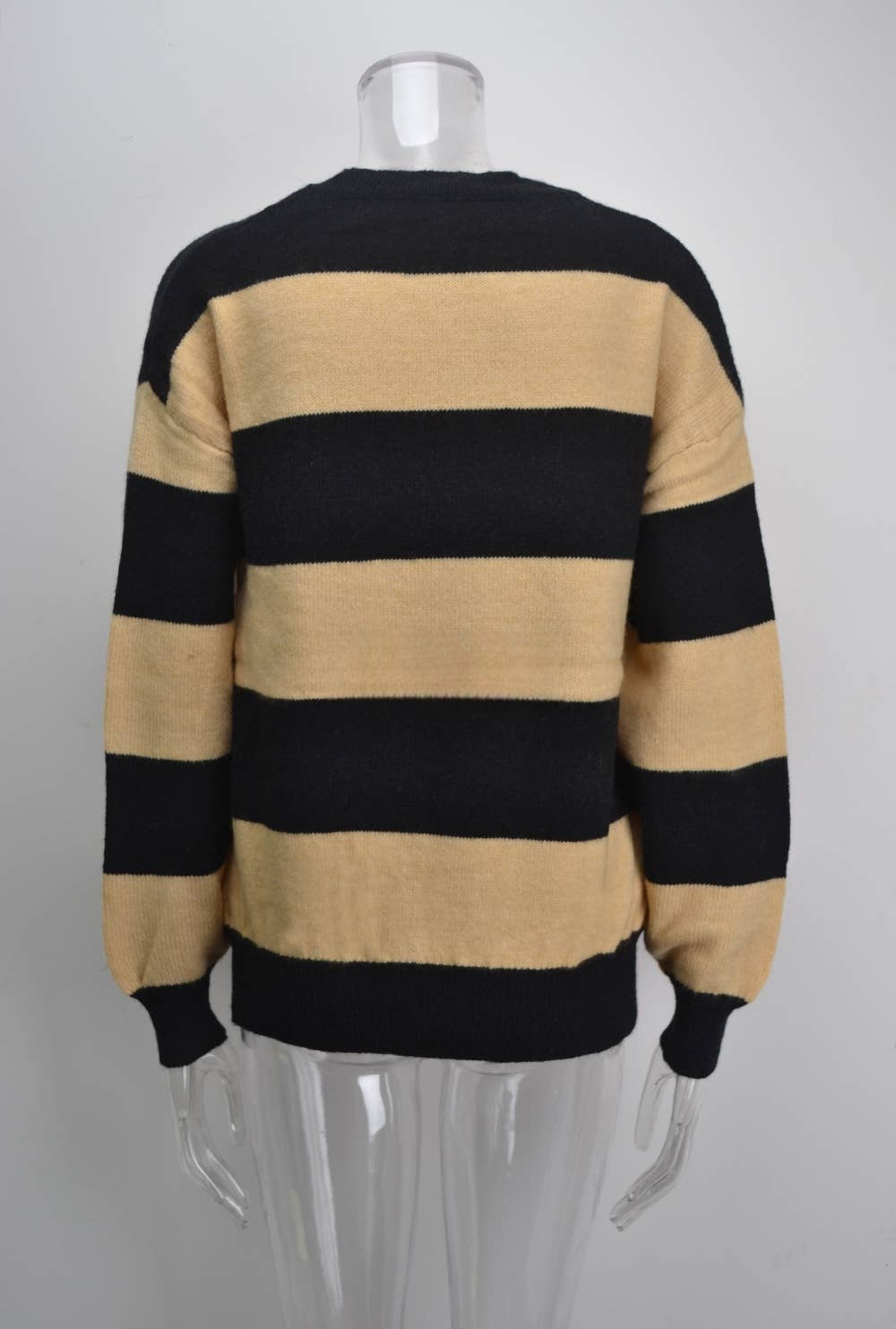 CWOSWL1055_ Crew Neck Long Sleeve Pullover Sweater