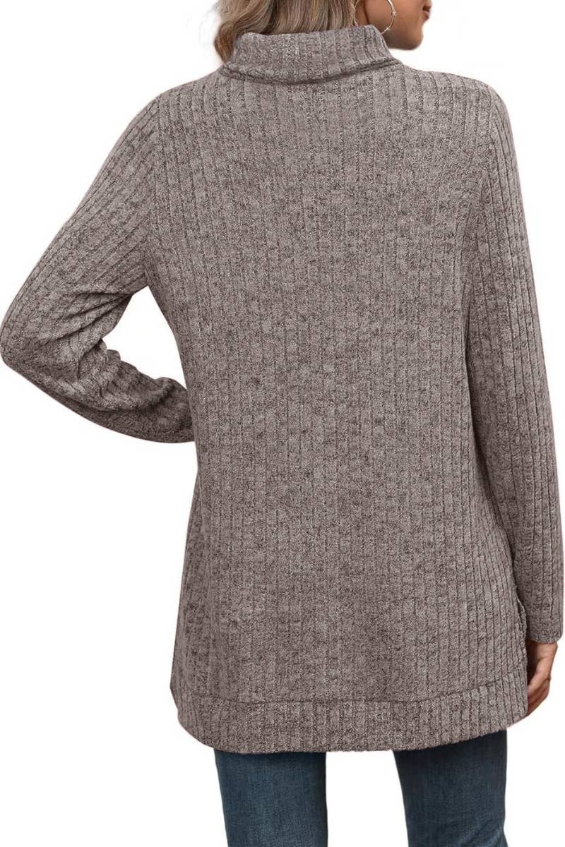 CWOSWL6444_WINTER TURTLENECK SWEATER WITH LONG SLEEVES