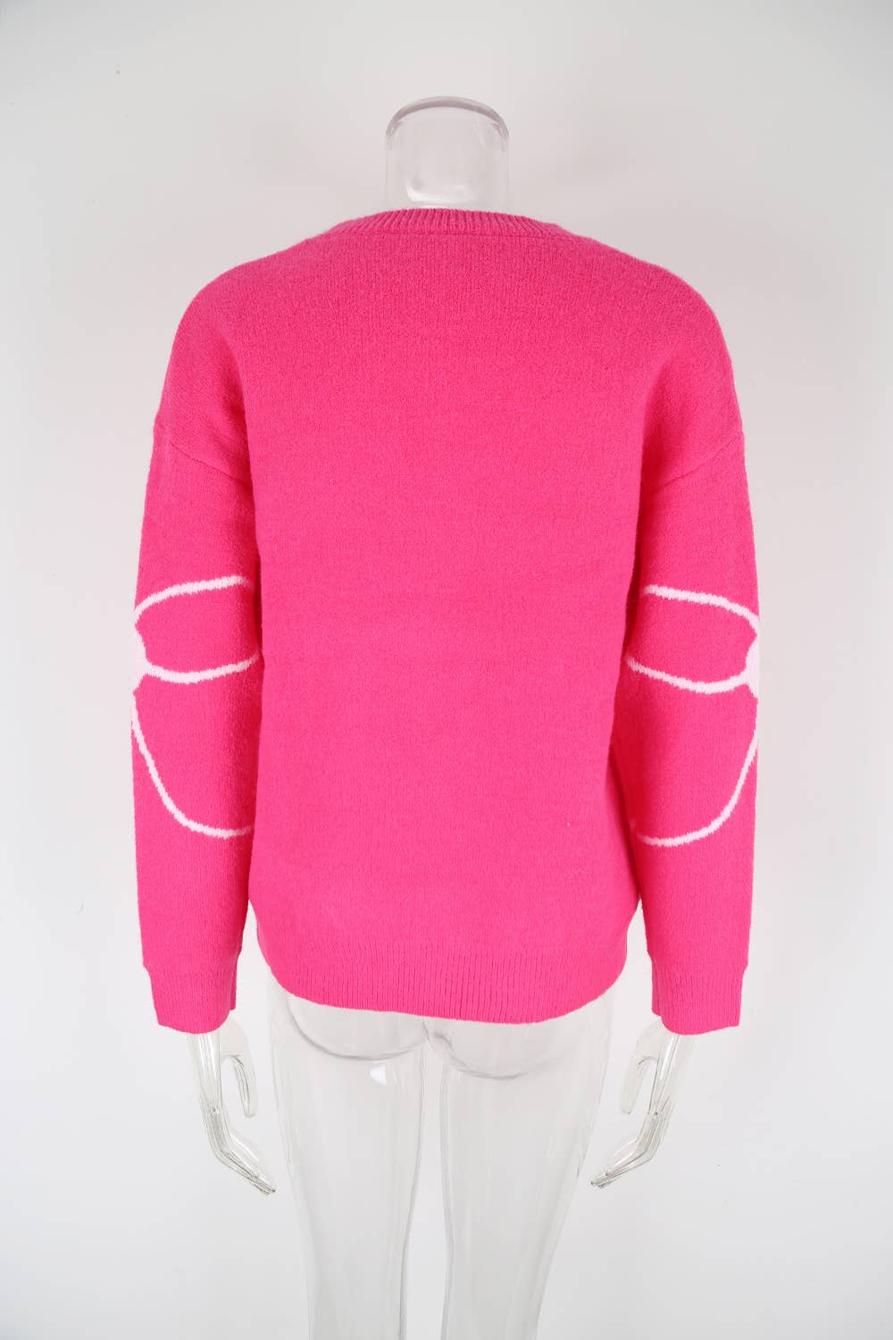 Casual and fashionable floral knitted sweater