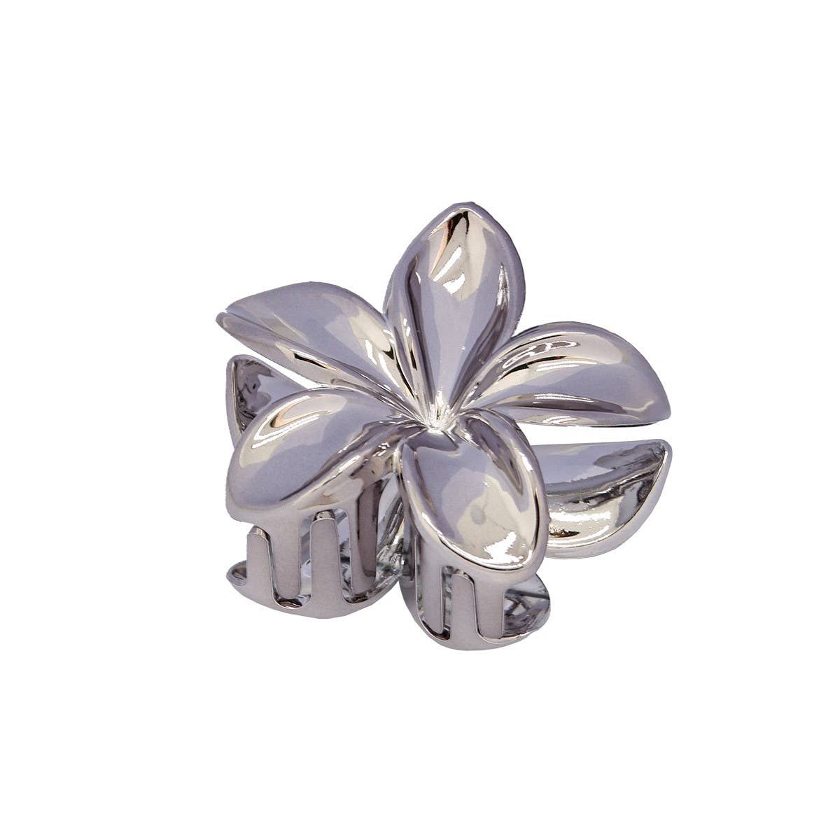 Gold Silver Egg Flower Large Hair Claw Elegant