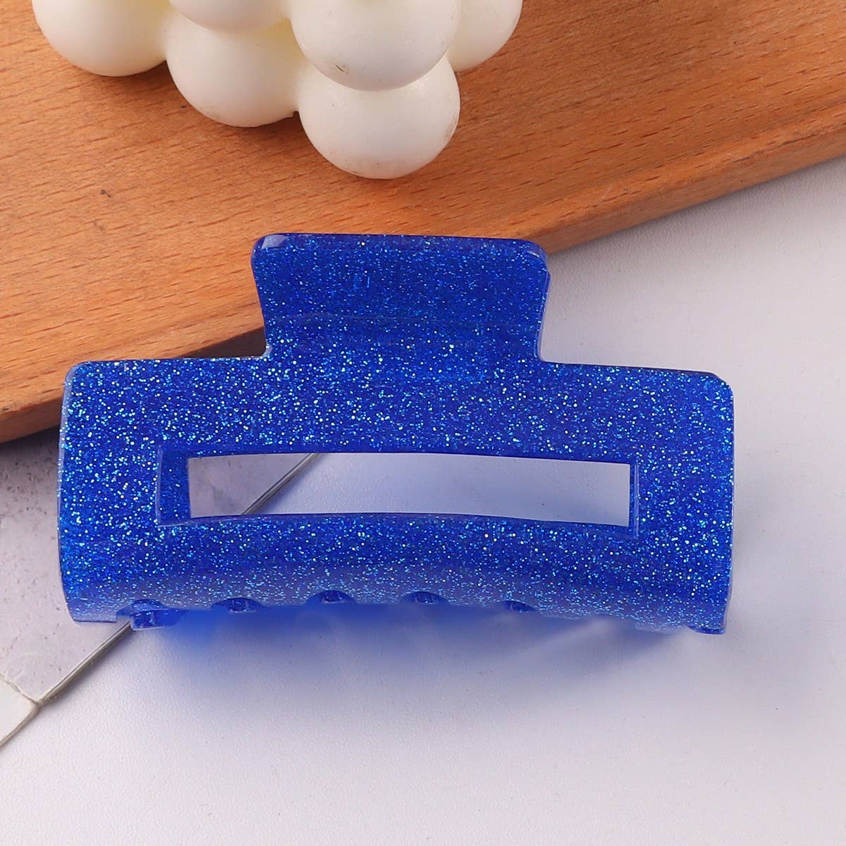 CWAHA1241_4TH OF JULY RECTANGULAR HAIR CLAW CLIP