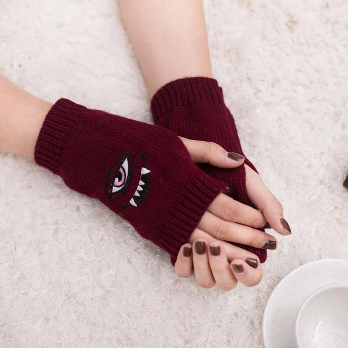 CWAG00533_HARAJUKU KNIT FINGERLESS GLOVES