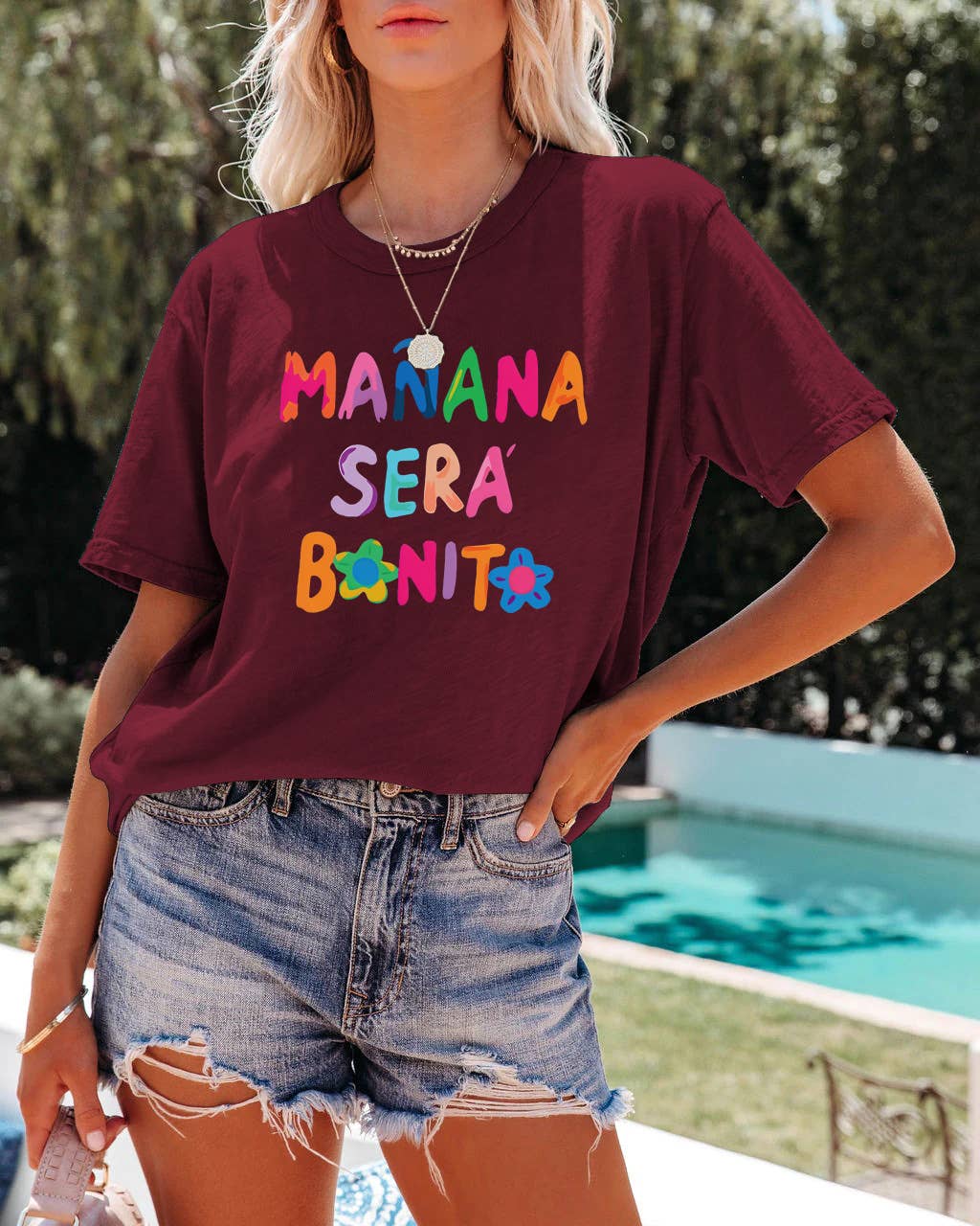 BREATHABLE PRINTED MOTHER'S DAY BLOUSE