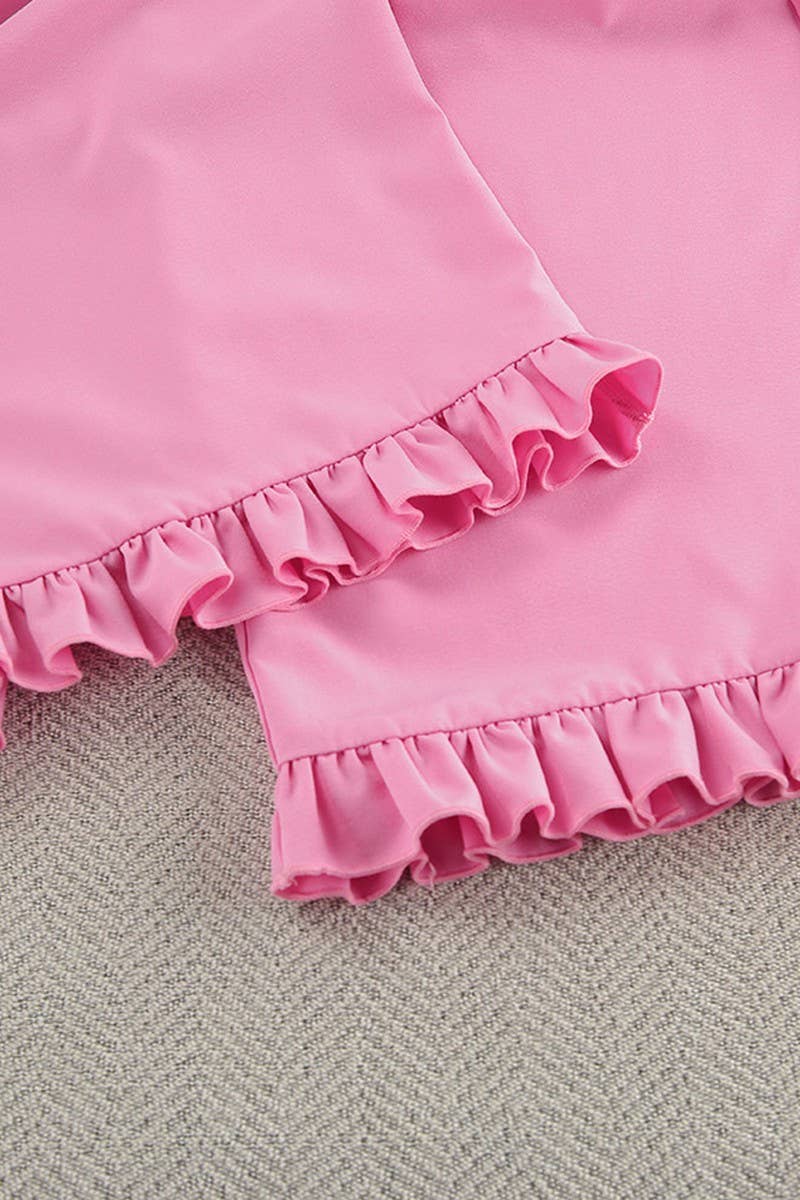 CWSPJ0309_RUFFLED LONG-SLEEVED TROUSERS SLEEPING SET