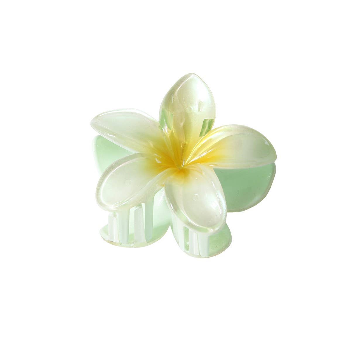 Pearl Gradient Large Egg Flower Hair Claw Clip_CWMM4984