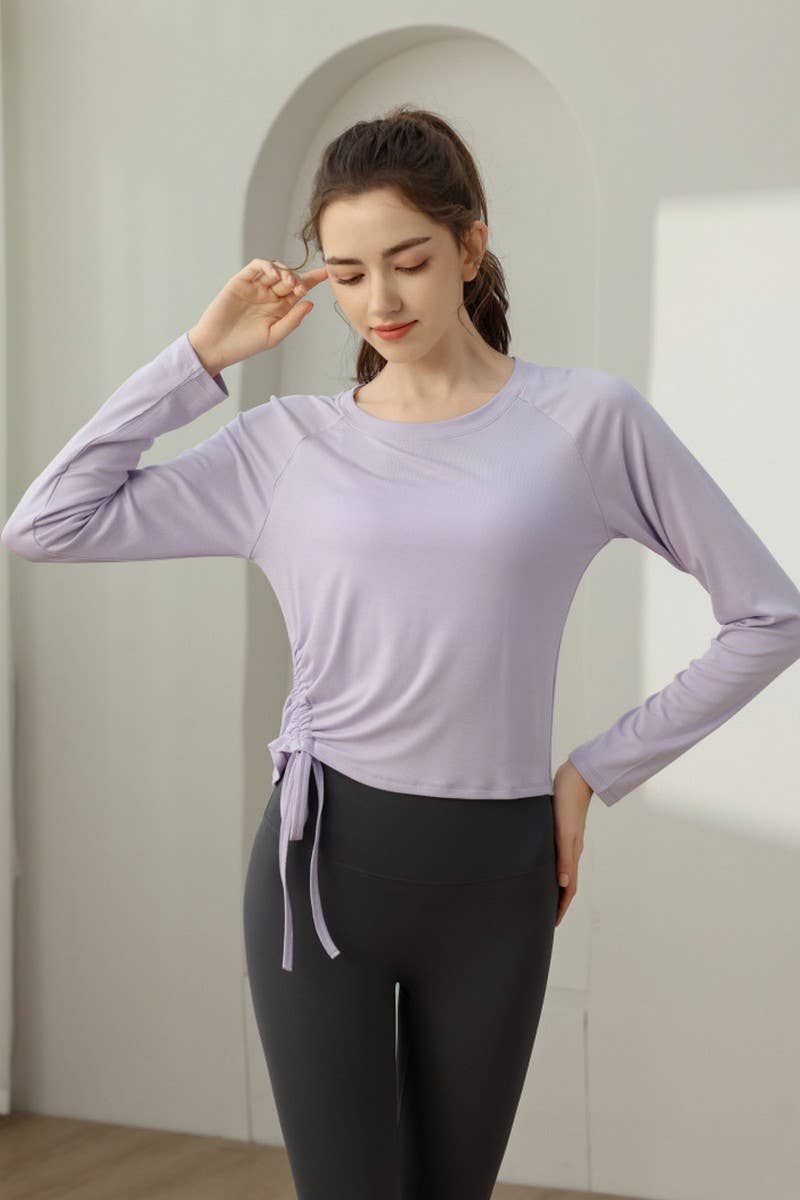 CWTBLL3631_NEW STYLE SPORTS SLIM YOGA TOPS