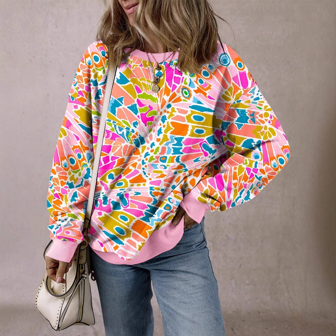 ABSTRACT PRINT INDIVIDUAL DESIGN SENSE HOODIE