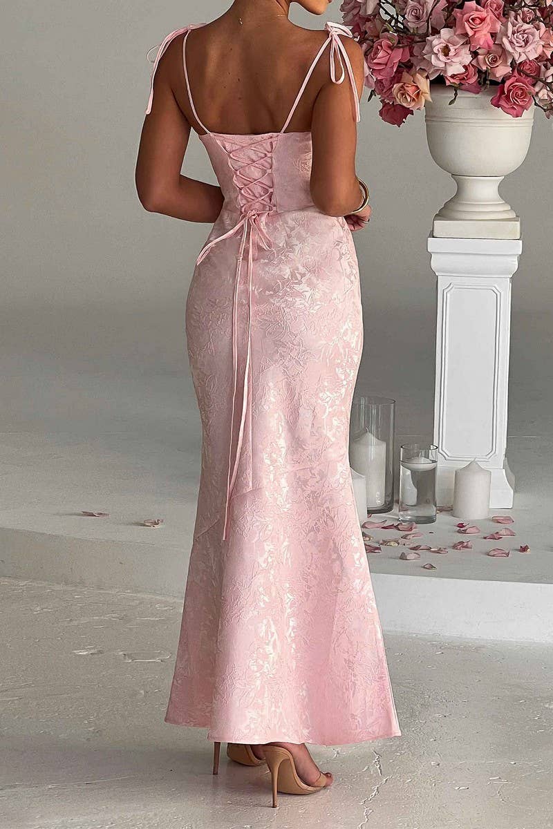 CWDHL0876_ELEGANT HIP-HUGGING SLING EVENING DRESS