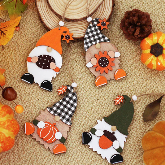 Painted Halloween Maple Leaf Faceless Doll_CWAJE05358