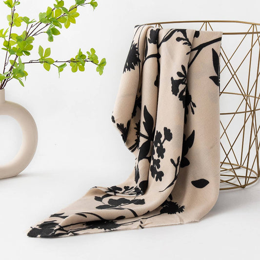 2024 NEW SHORT BEARD PRINTED TASSEL SCARF_CWASC0921