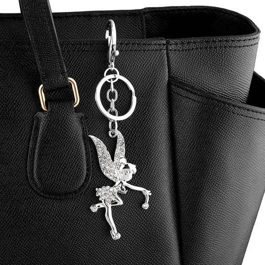 ANGEL FAIRY DIAMOND KEYCHAIN PENDANT_CWAJE0963