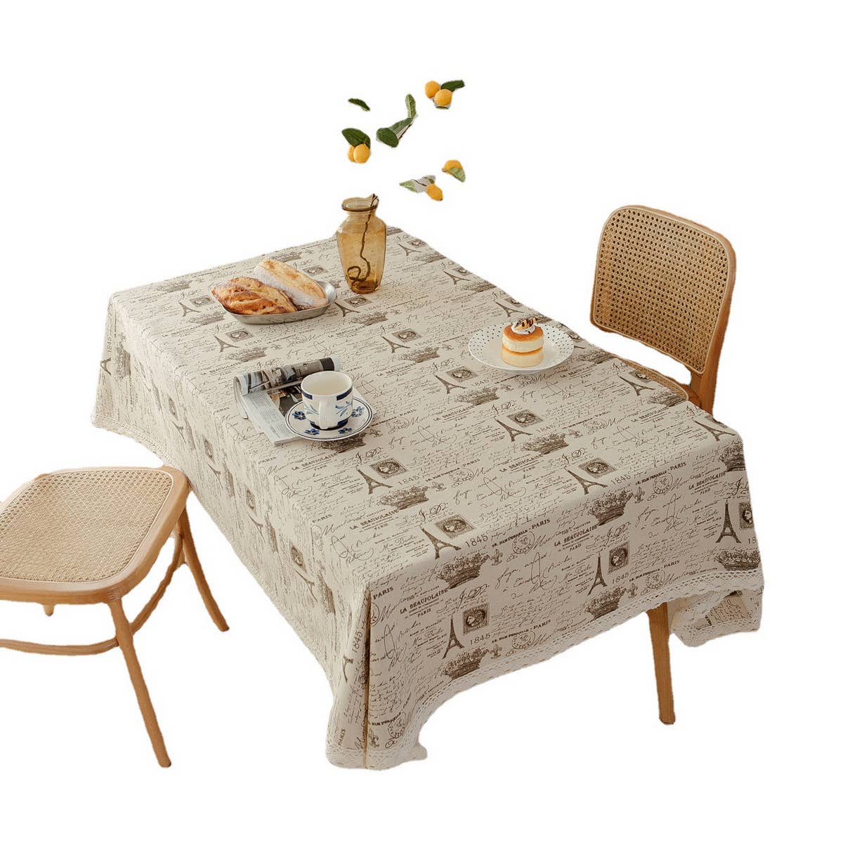 TOWER SMALL CROWN WITH LACE TABLECLOTH