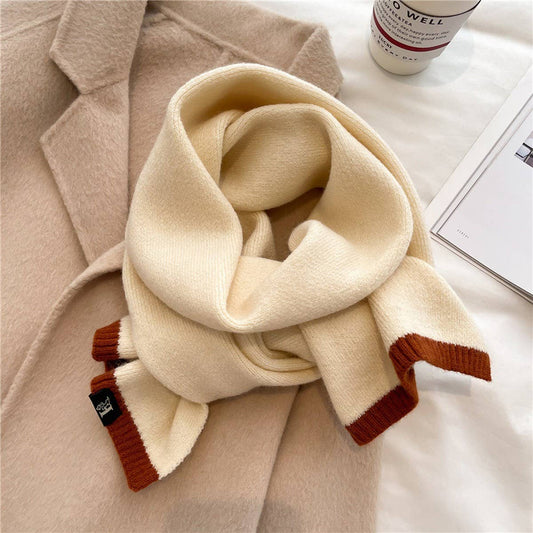 SOLID COLOR COMMUTER ALL-MATCH WARM SCARF_CWASC0976